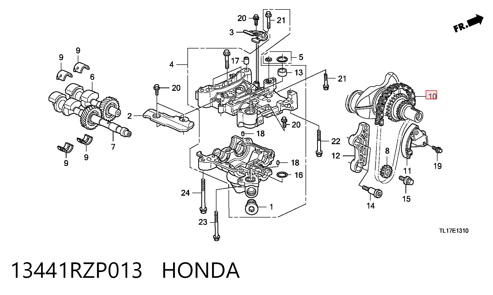 13441RZP013 Honda