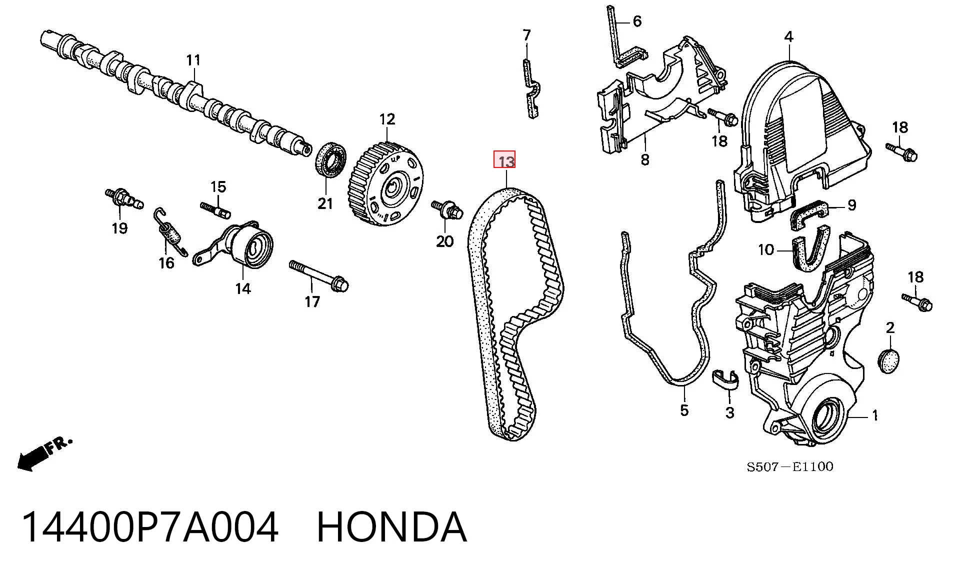 14400P7A004 Honda