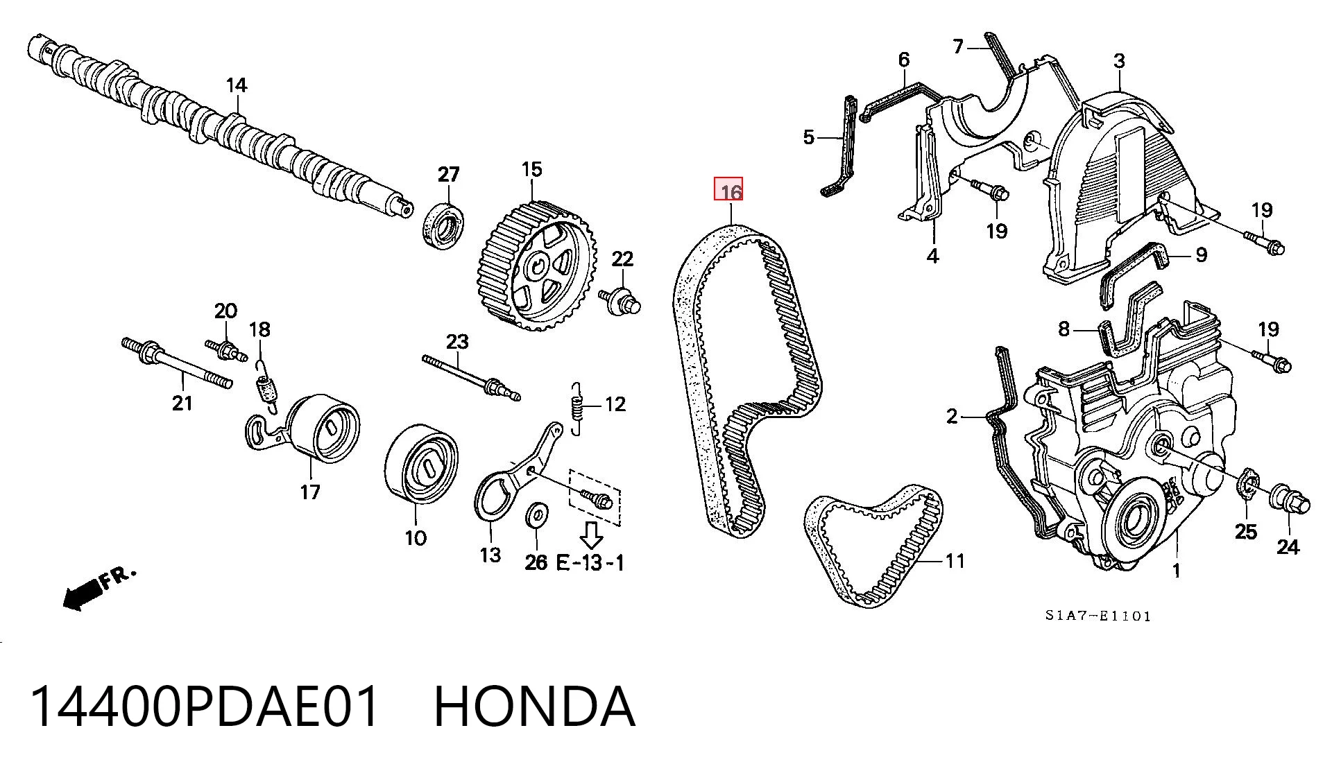 14400PDAE01 Honda