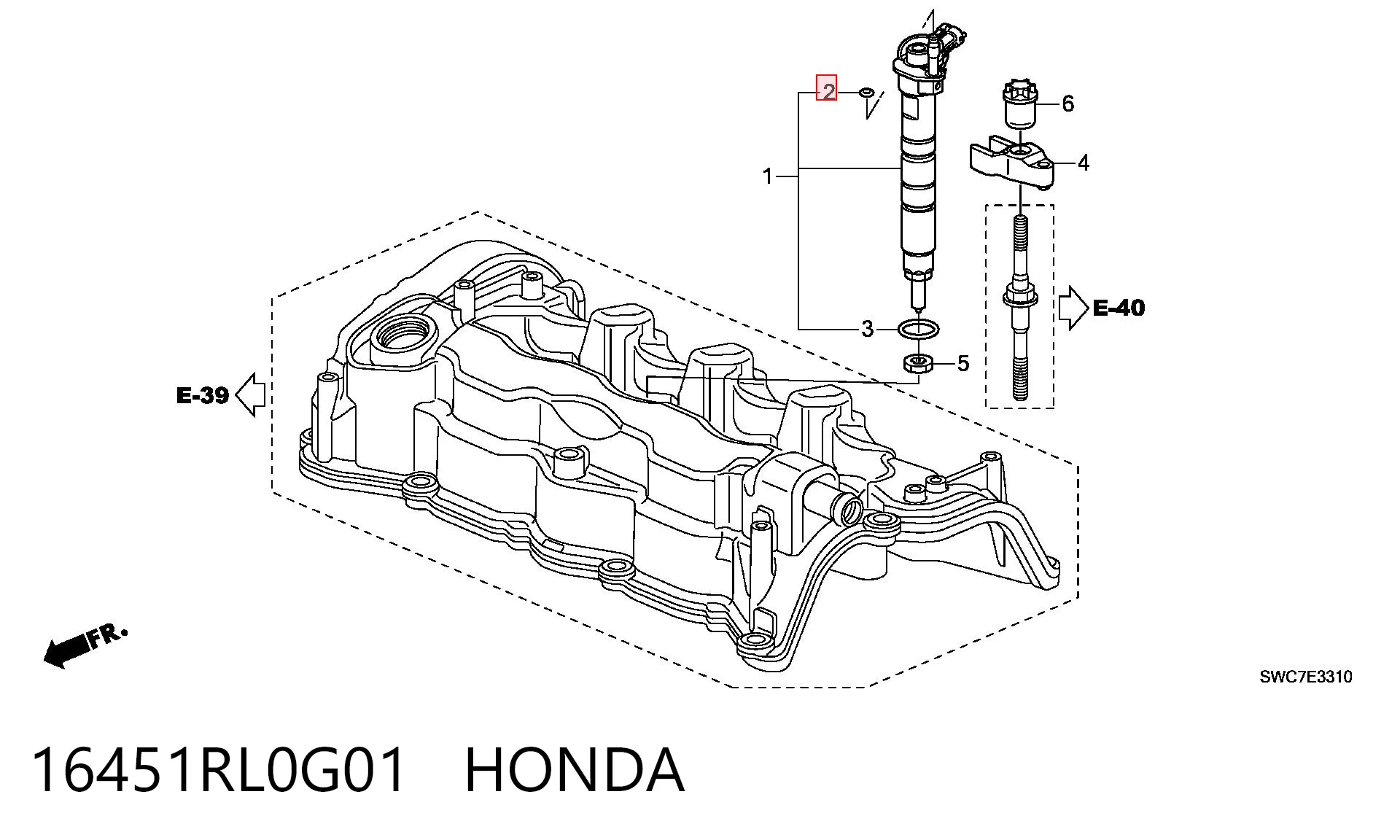 16451RL0G01 Honda