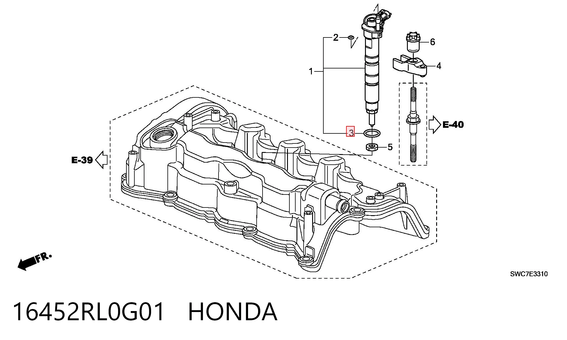 16452RL0G01 Honda