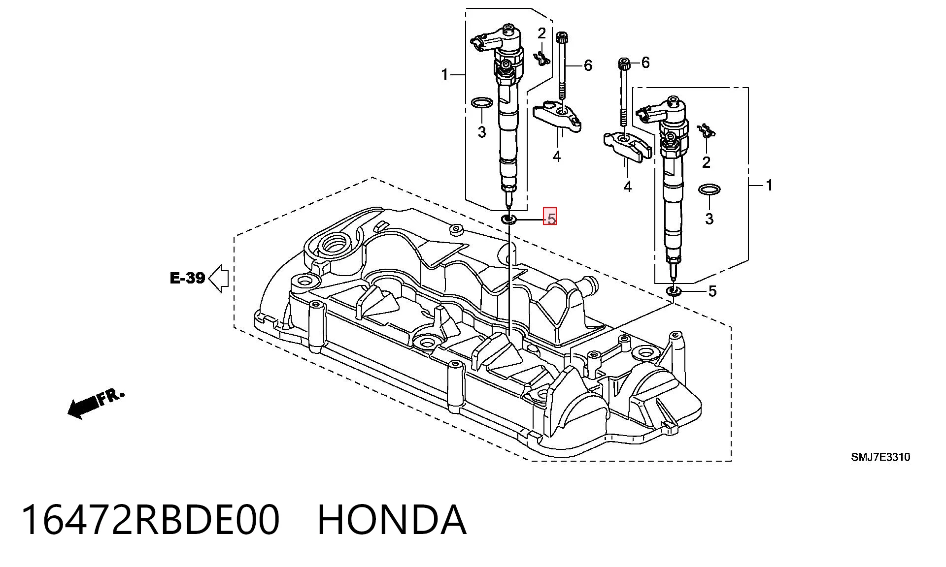 16472RBDE00 Honda