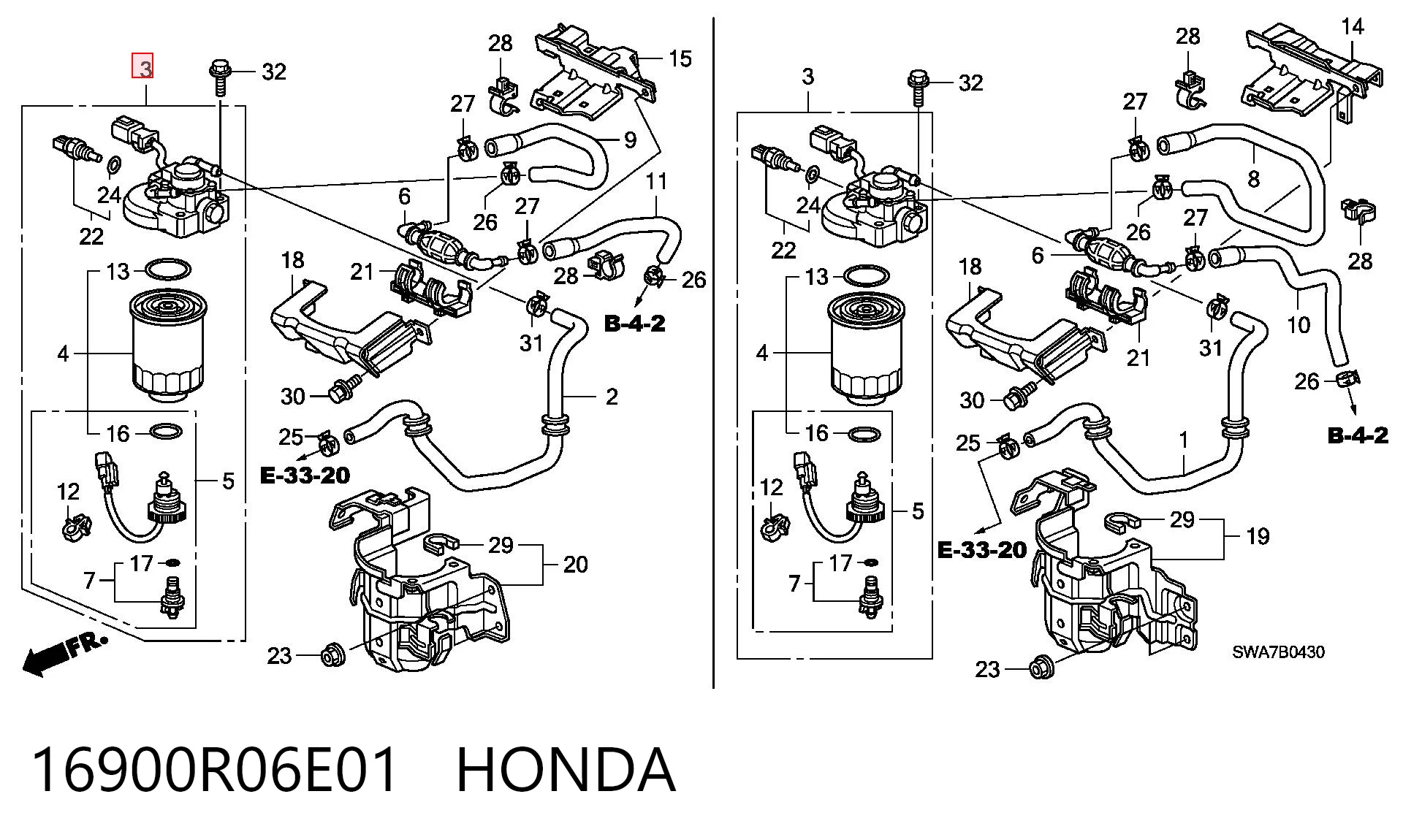 16900R06E01 Honda