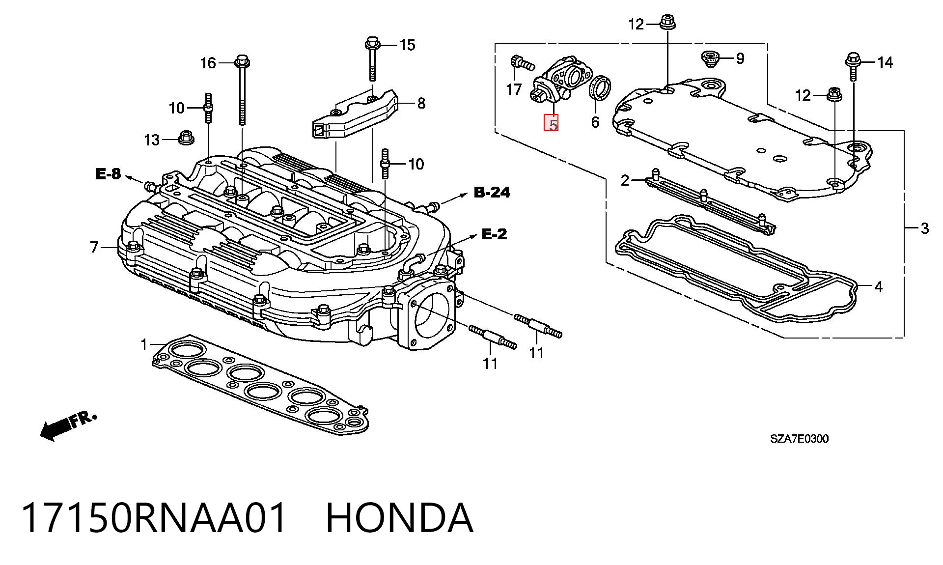 Regulator biegu jałowego do Honda Civic VIII FD, FA