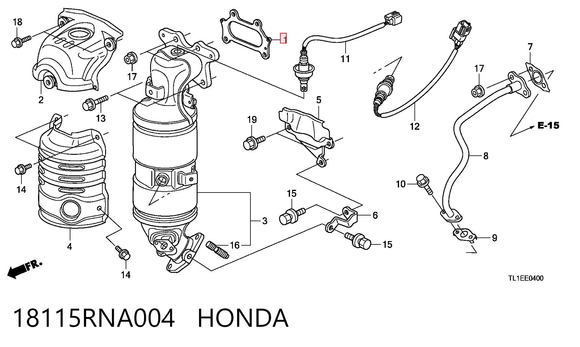 18115RNA004 Honda
