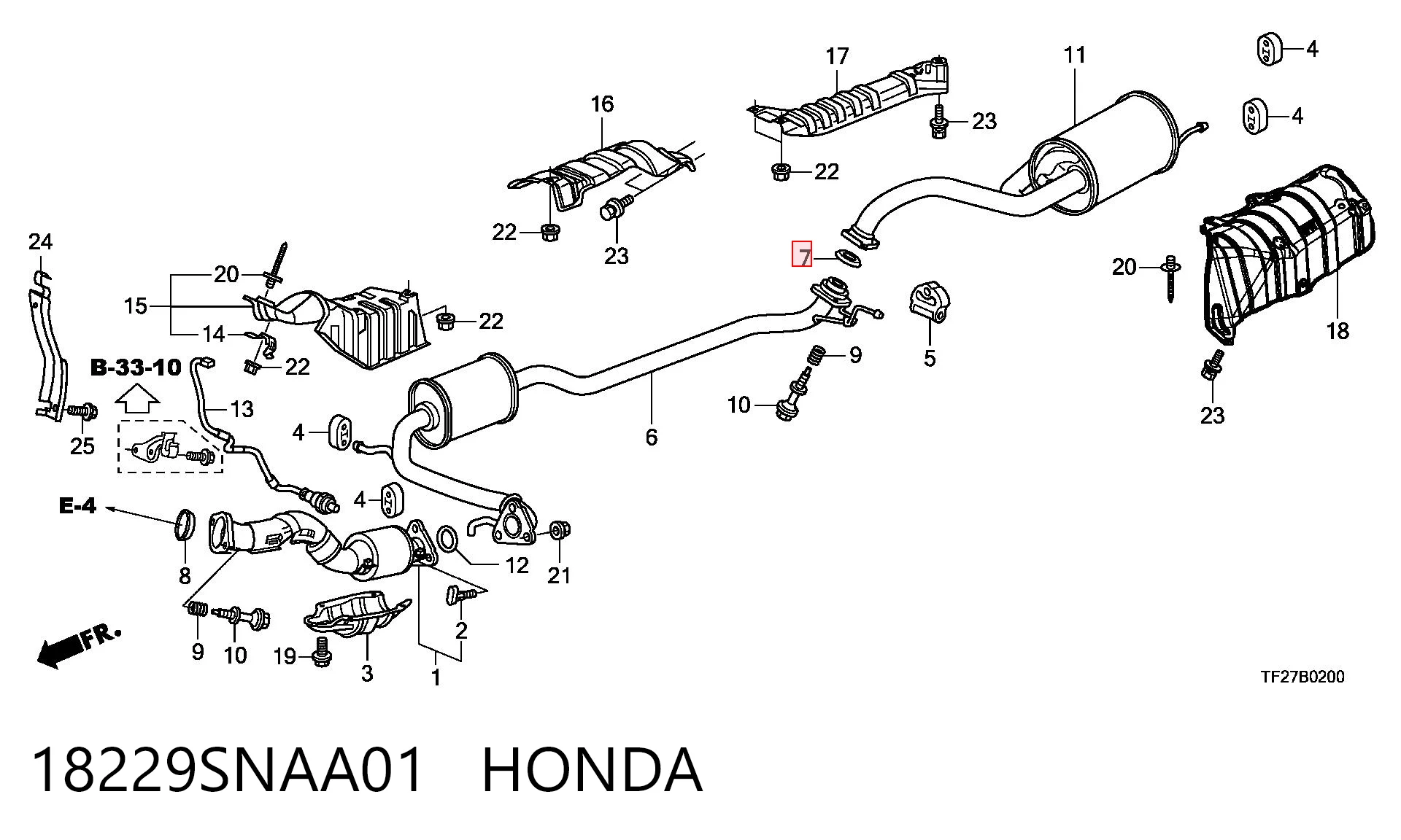 18229SNAA01 Honda