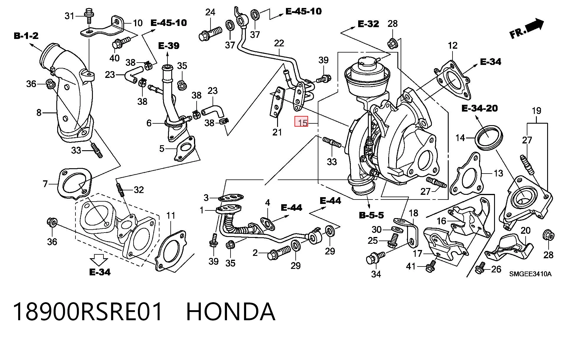 Turbina Honda Civic VIII hatchback (FK, FN) (2005 - 2012) cena, od 214,60 USD