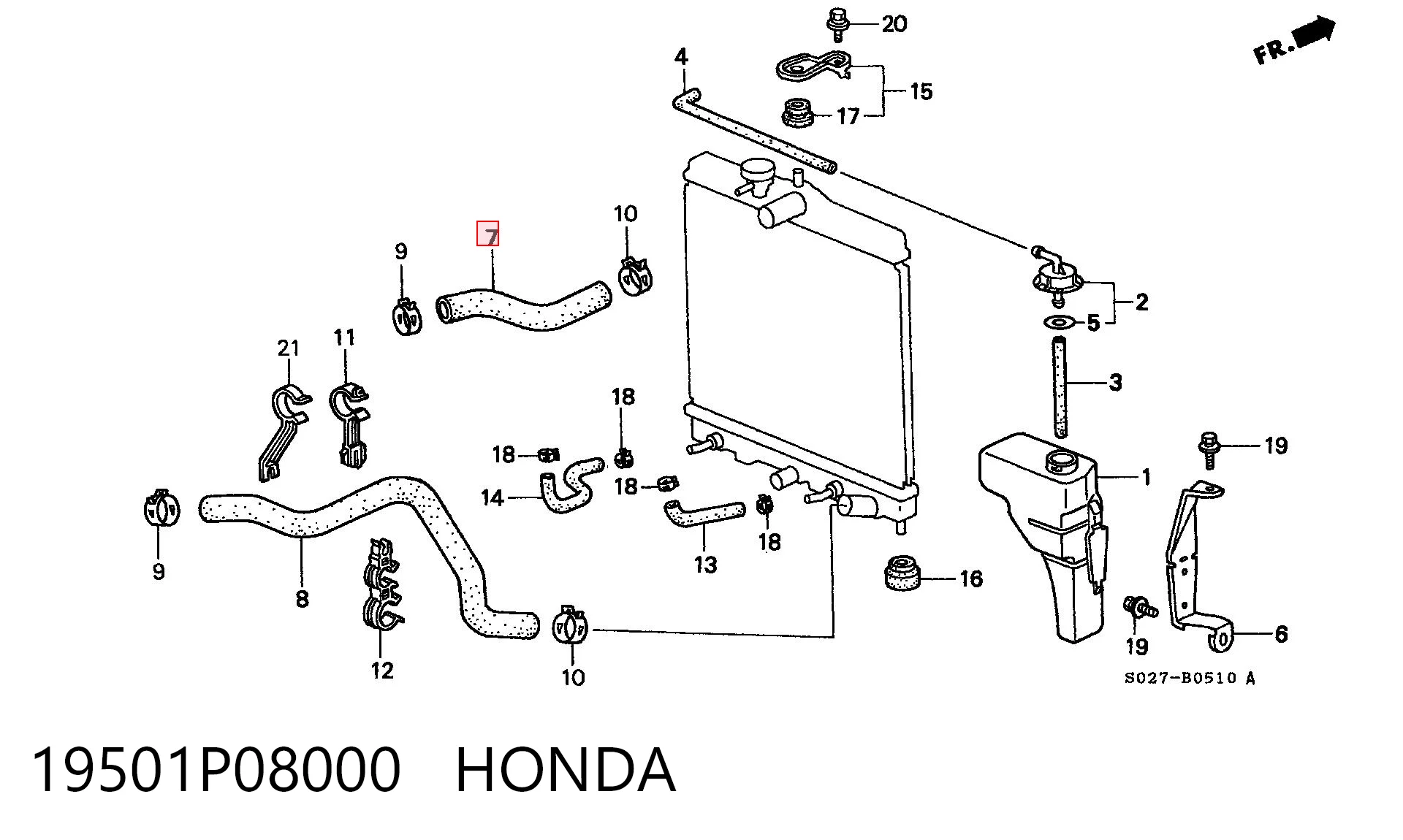 19501P08000 Honda