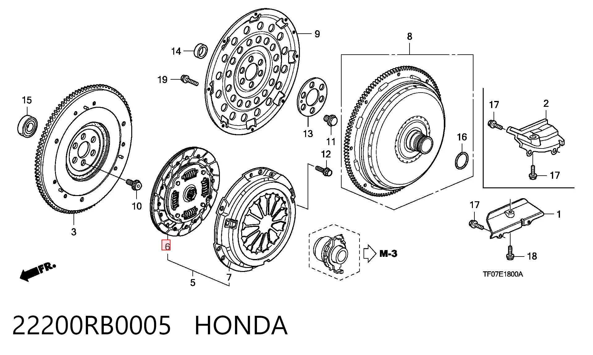 Tarcza sprzęgła do Honda Civic EJ9, EK3/4