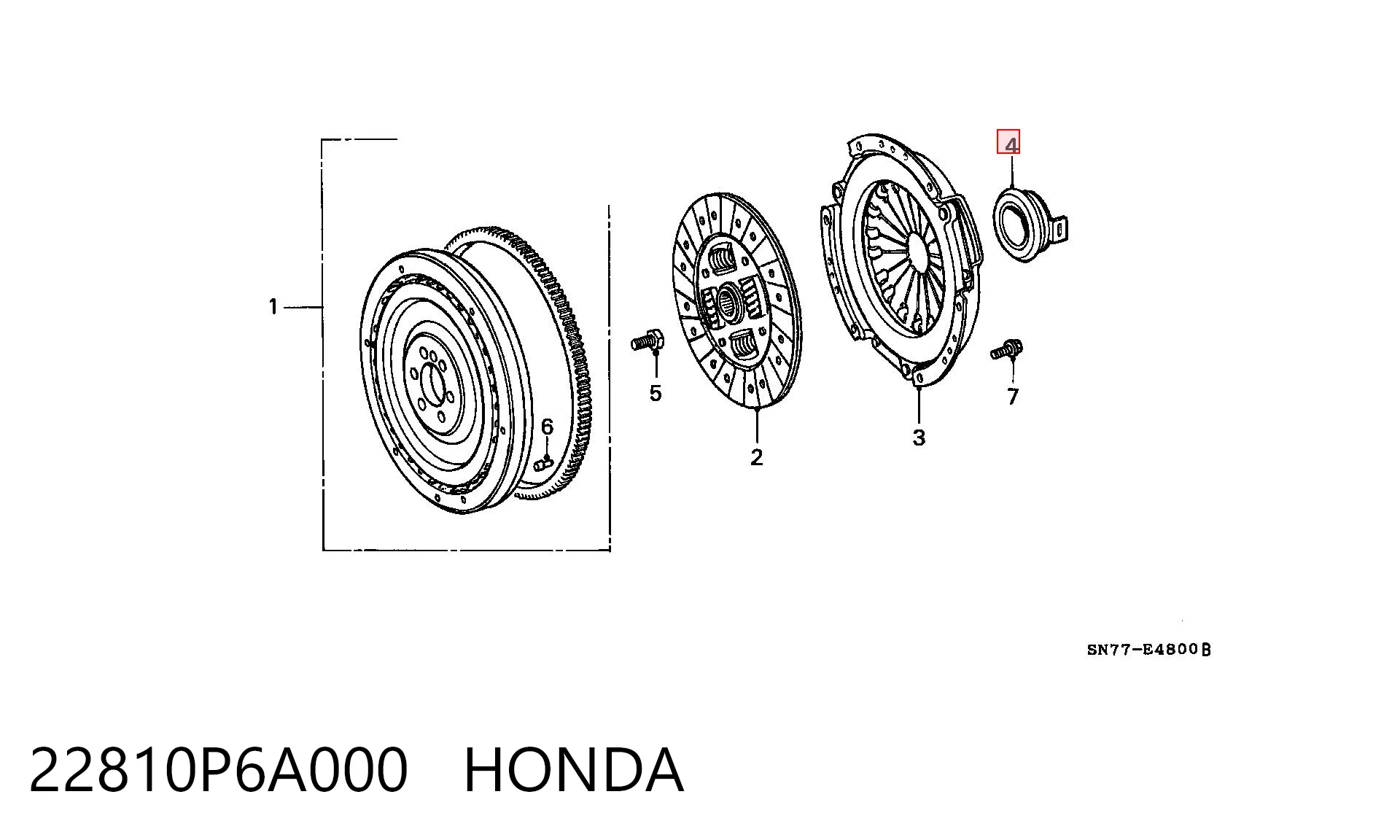 22810P6A000 Honda