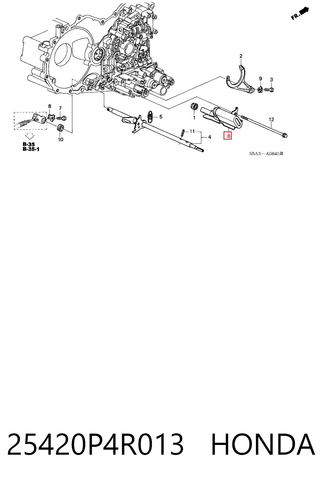 Filtr automatycznej skrzyni biegów do Honda Civic VII EU, EP, EV