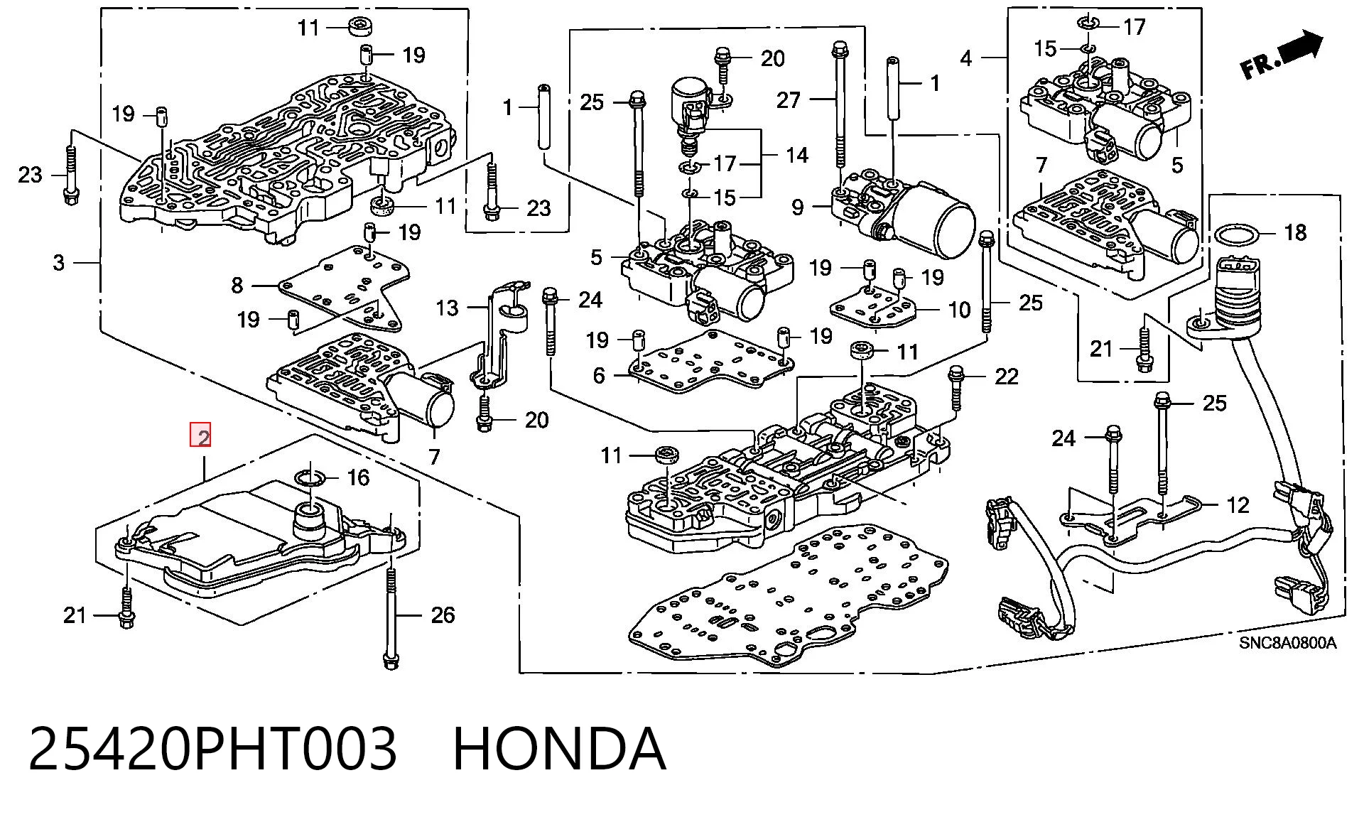 25420PHT003 Honda