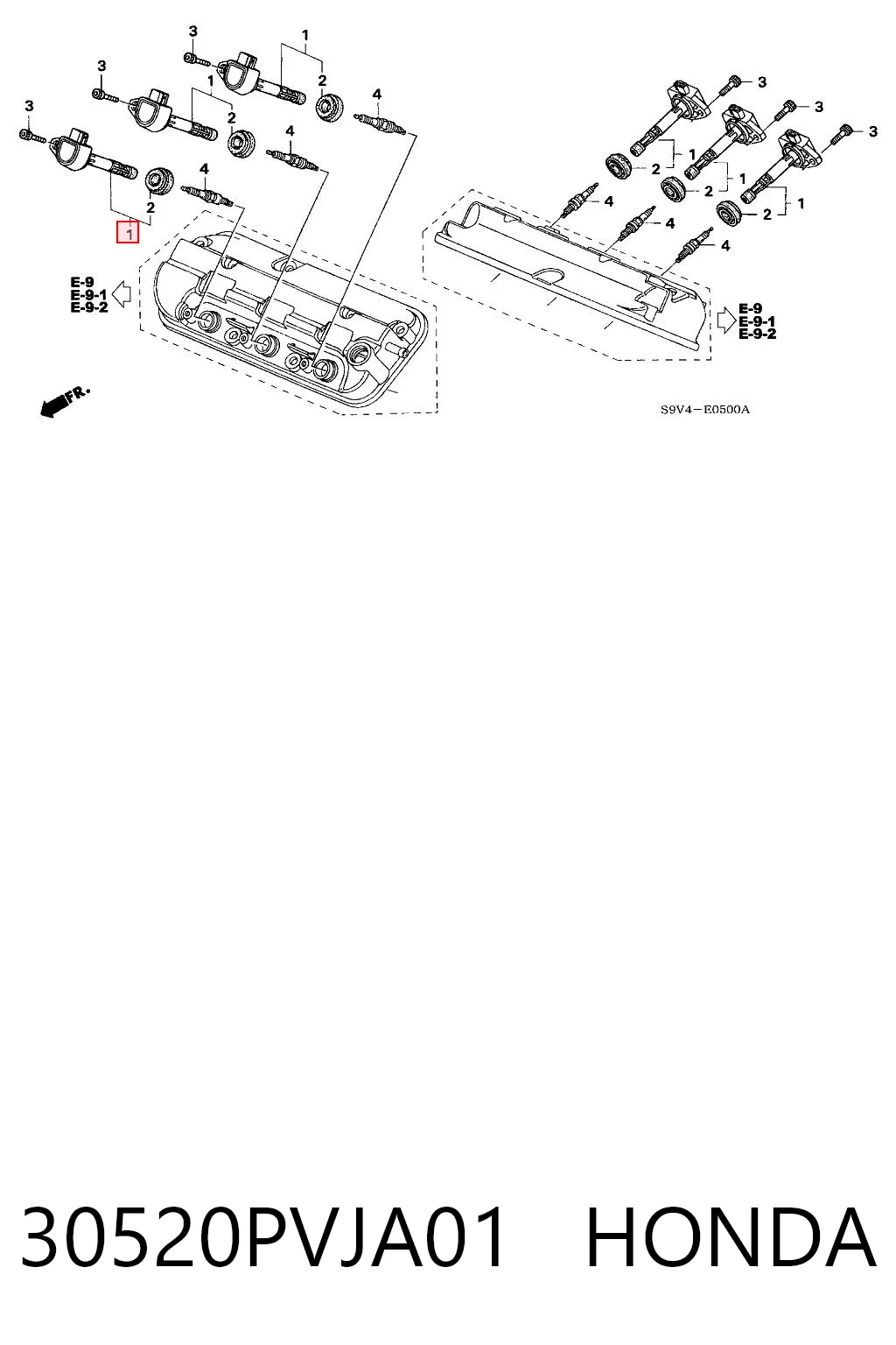 30520PVJA01 Honda Cewka zapłonowa