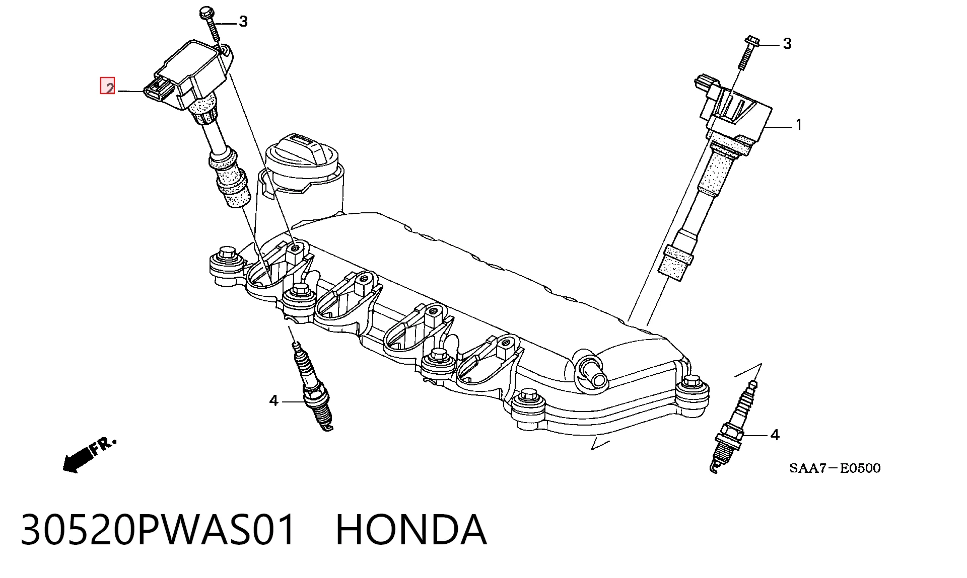 30520PWAS01 Honda