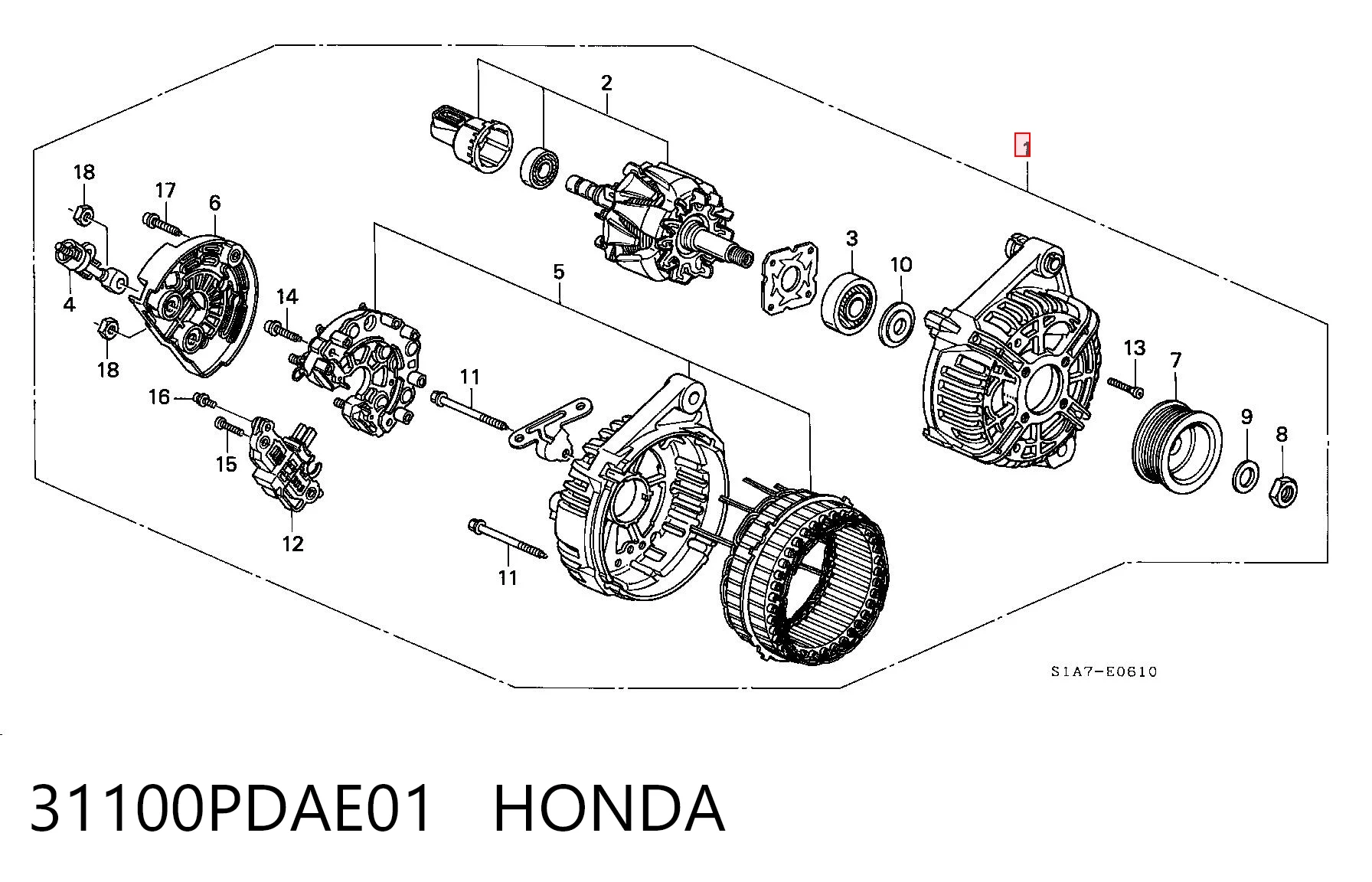 31100PDAE01 Honda