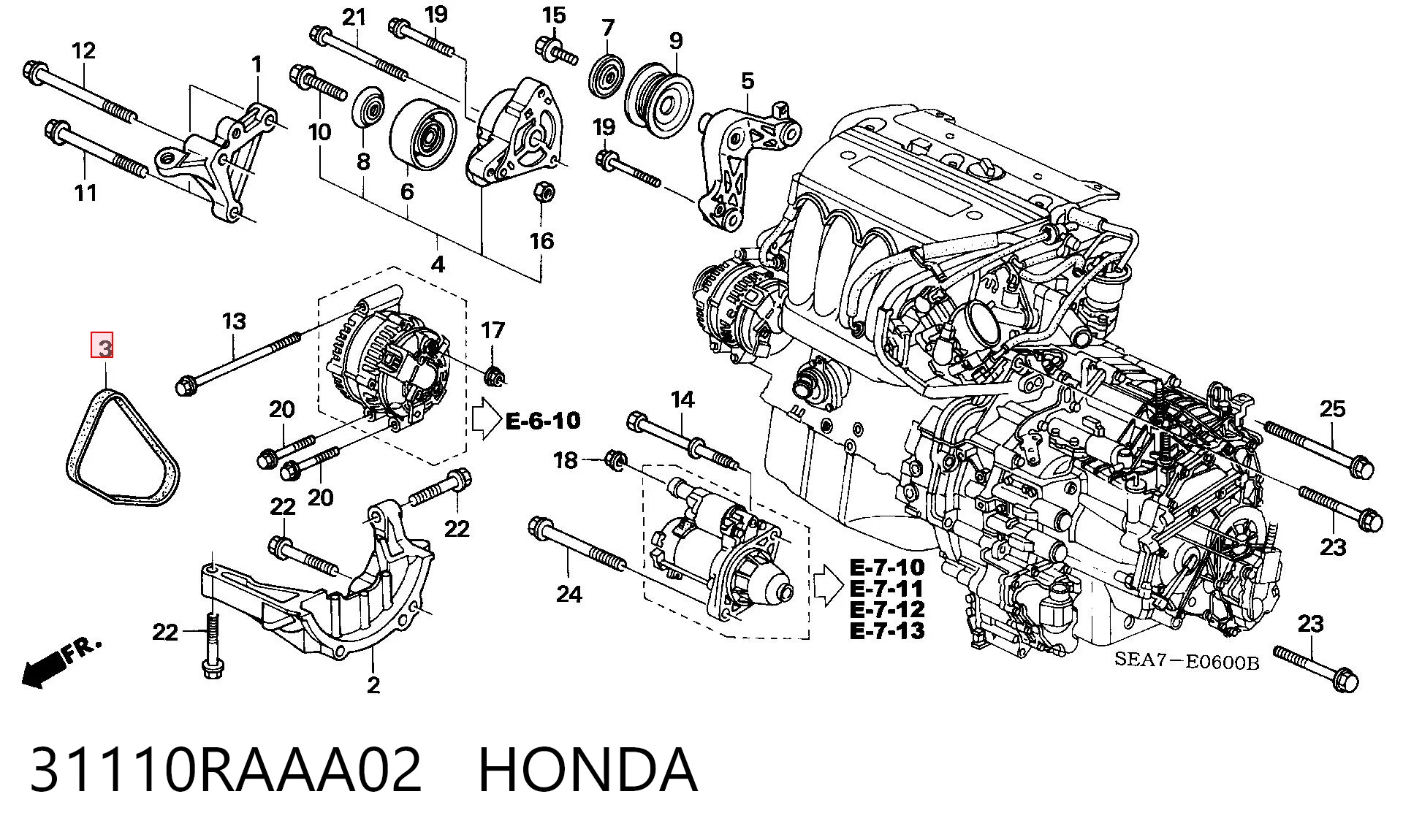 31110RAAA02 Honda