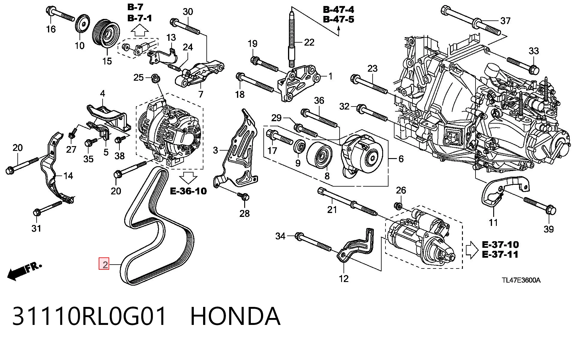 31110RL0G01 Honda