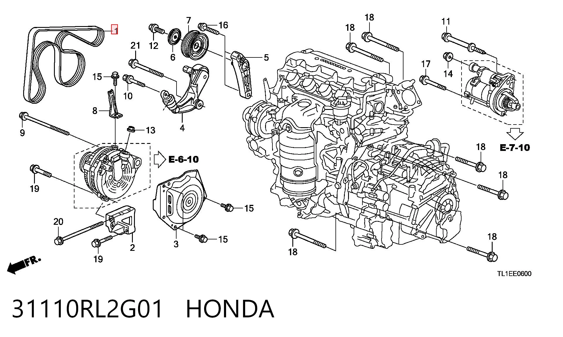 31110RL2G01 Honda
