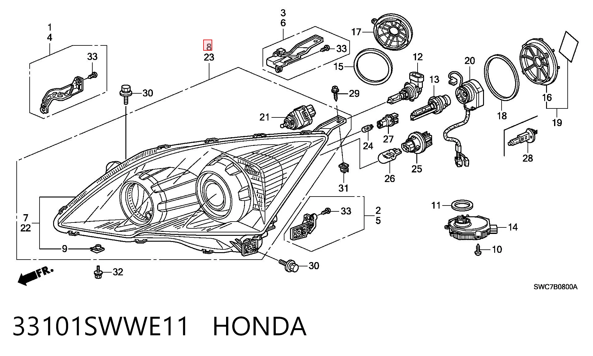 33101SWWE11 Honda