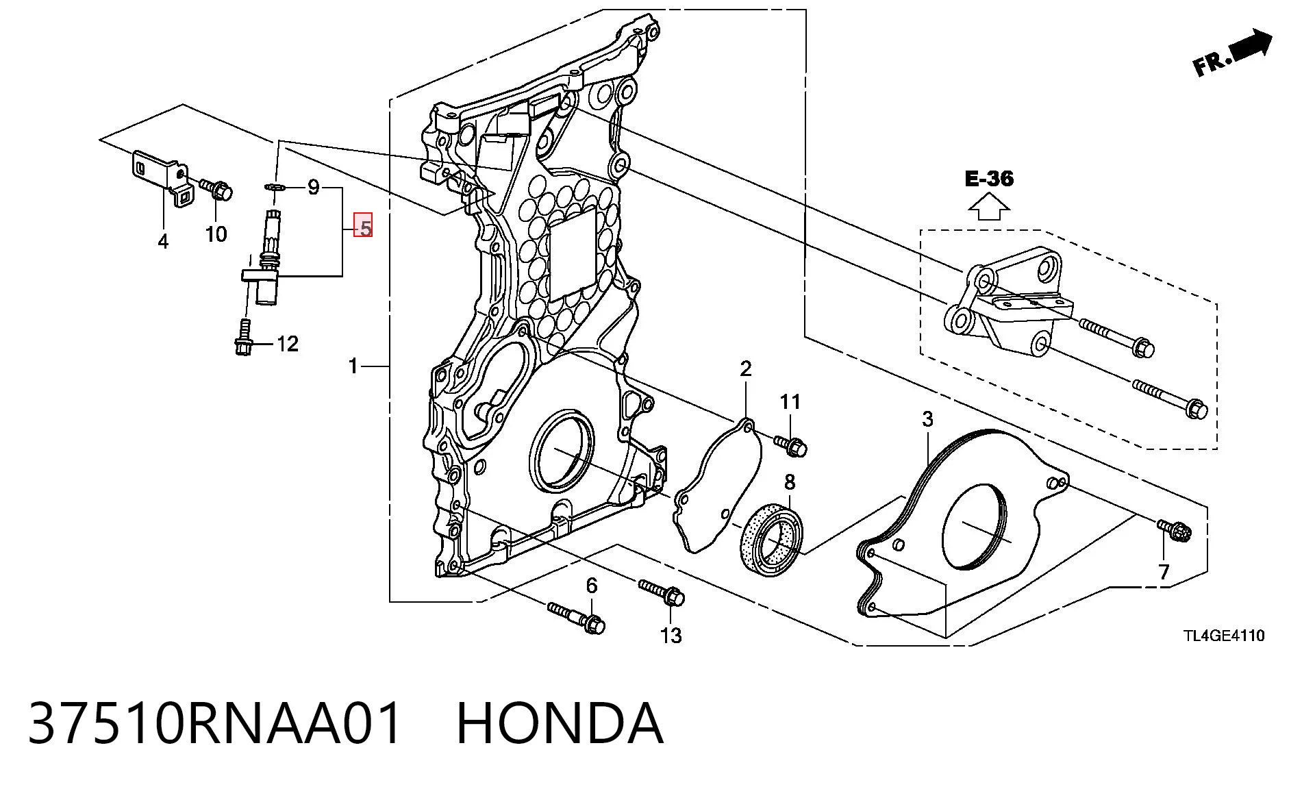 37510RNAA01 Honda