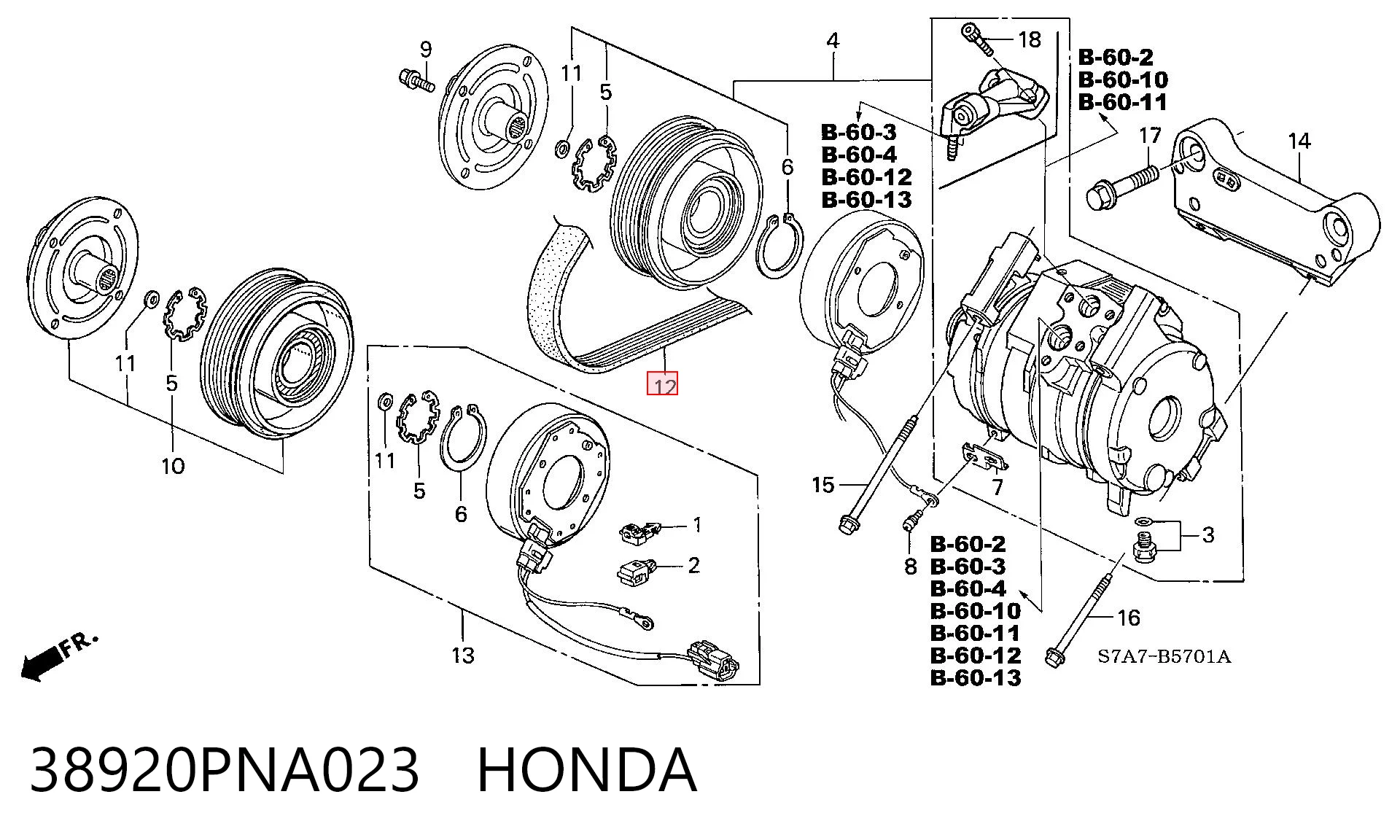 38920PNA023 Honda