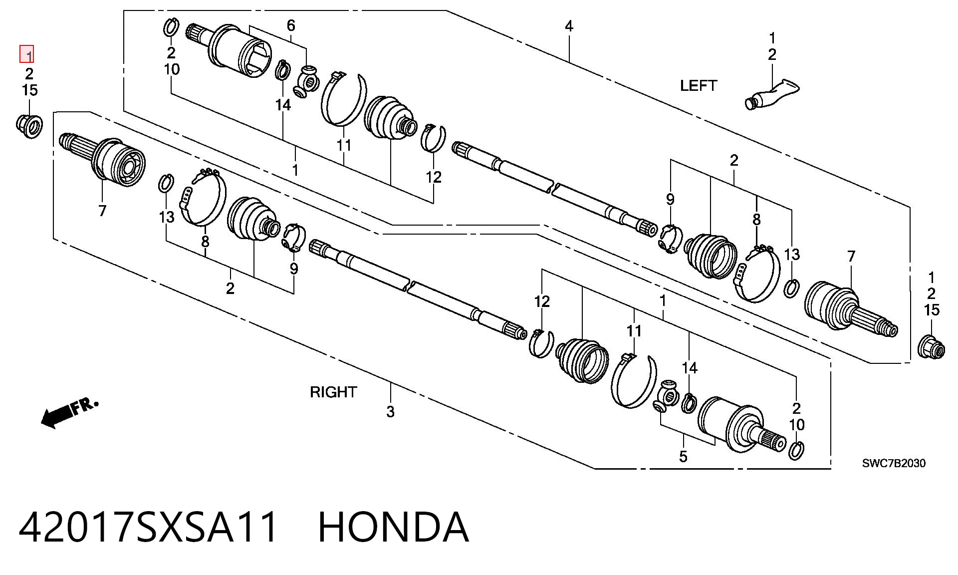 42017SXSA11 Honda