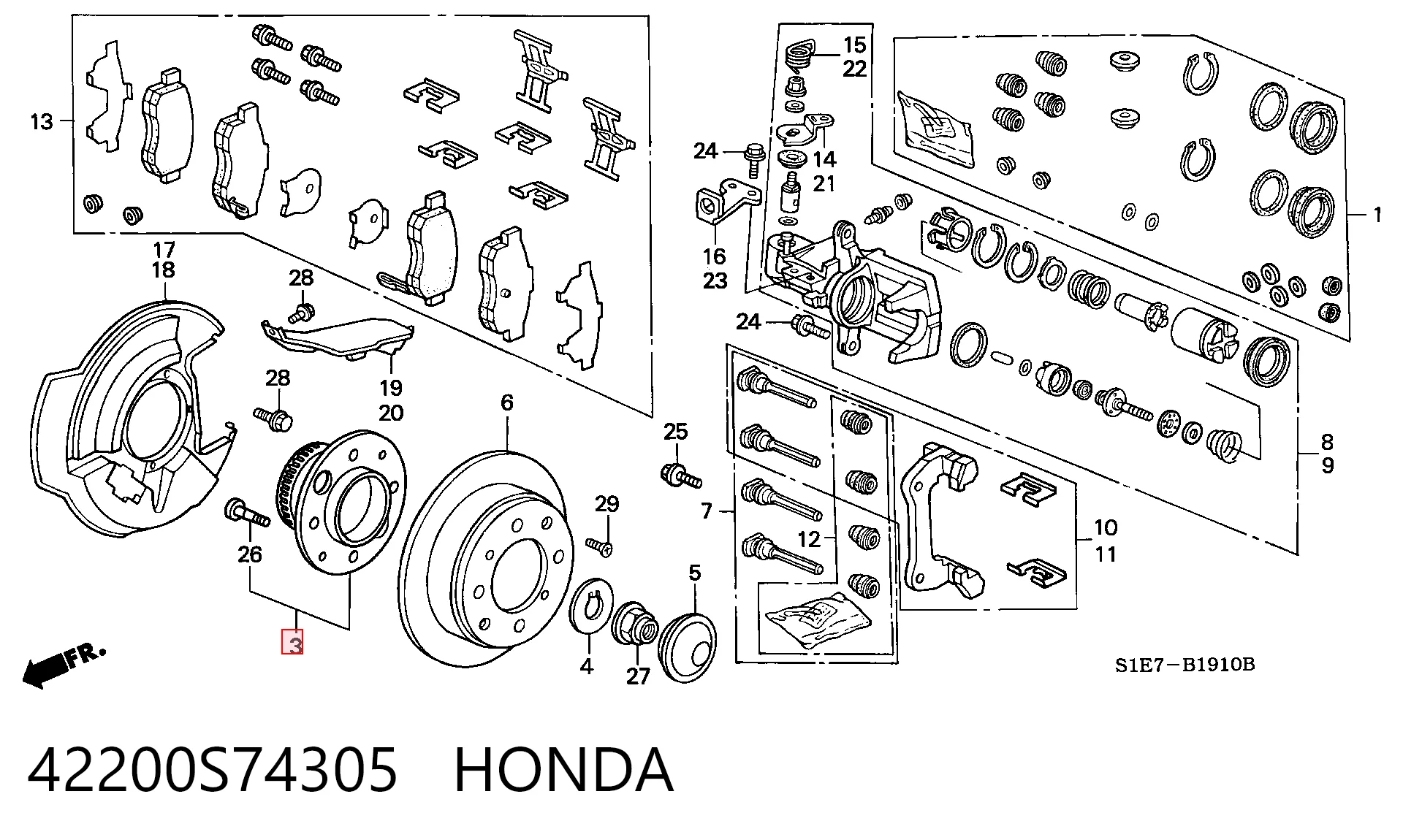  Piasta tylna Rover 400 