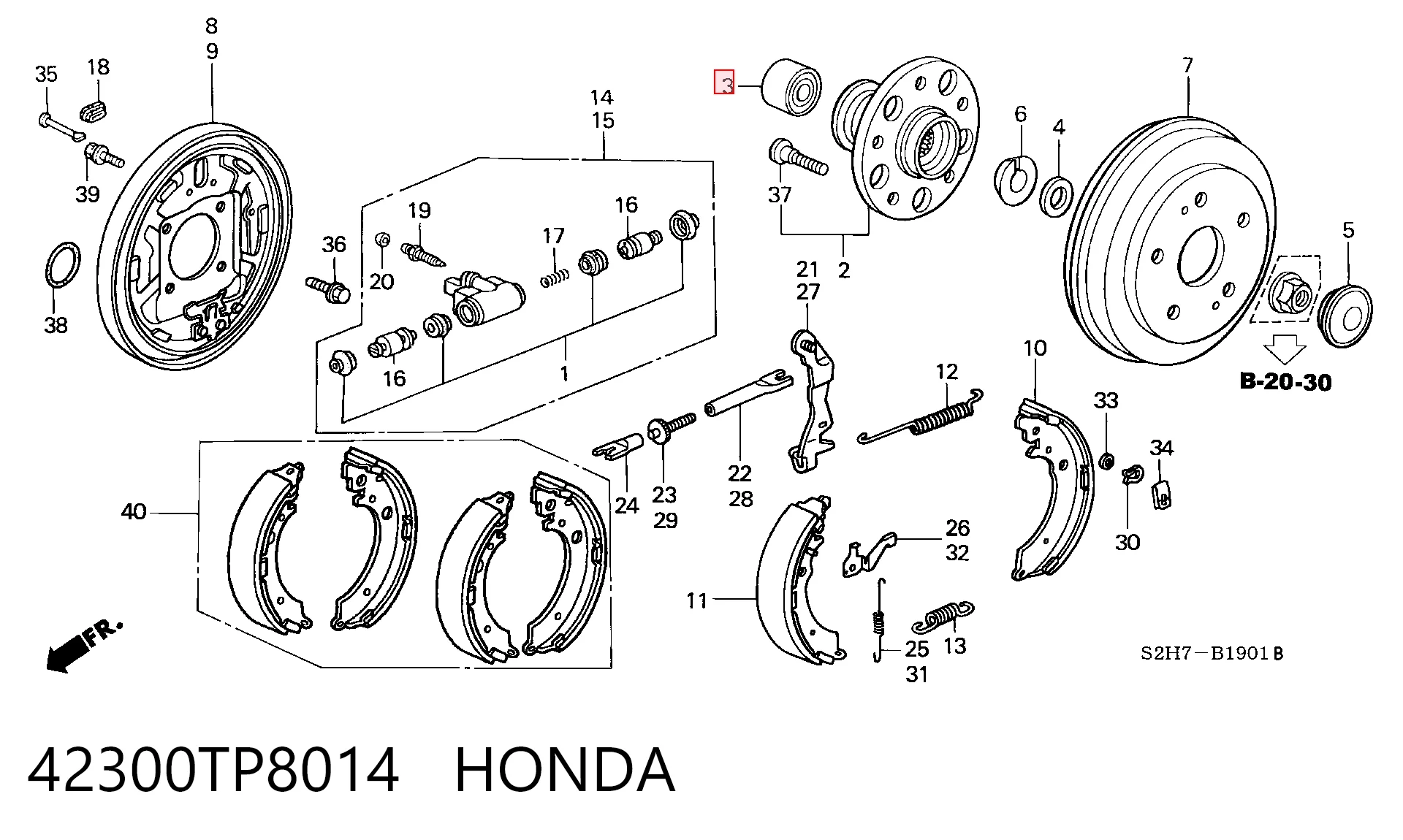 42300TP8014 Honda