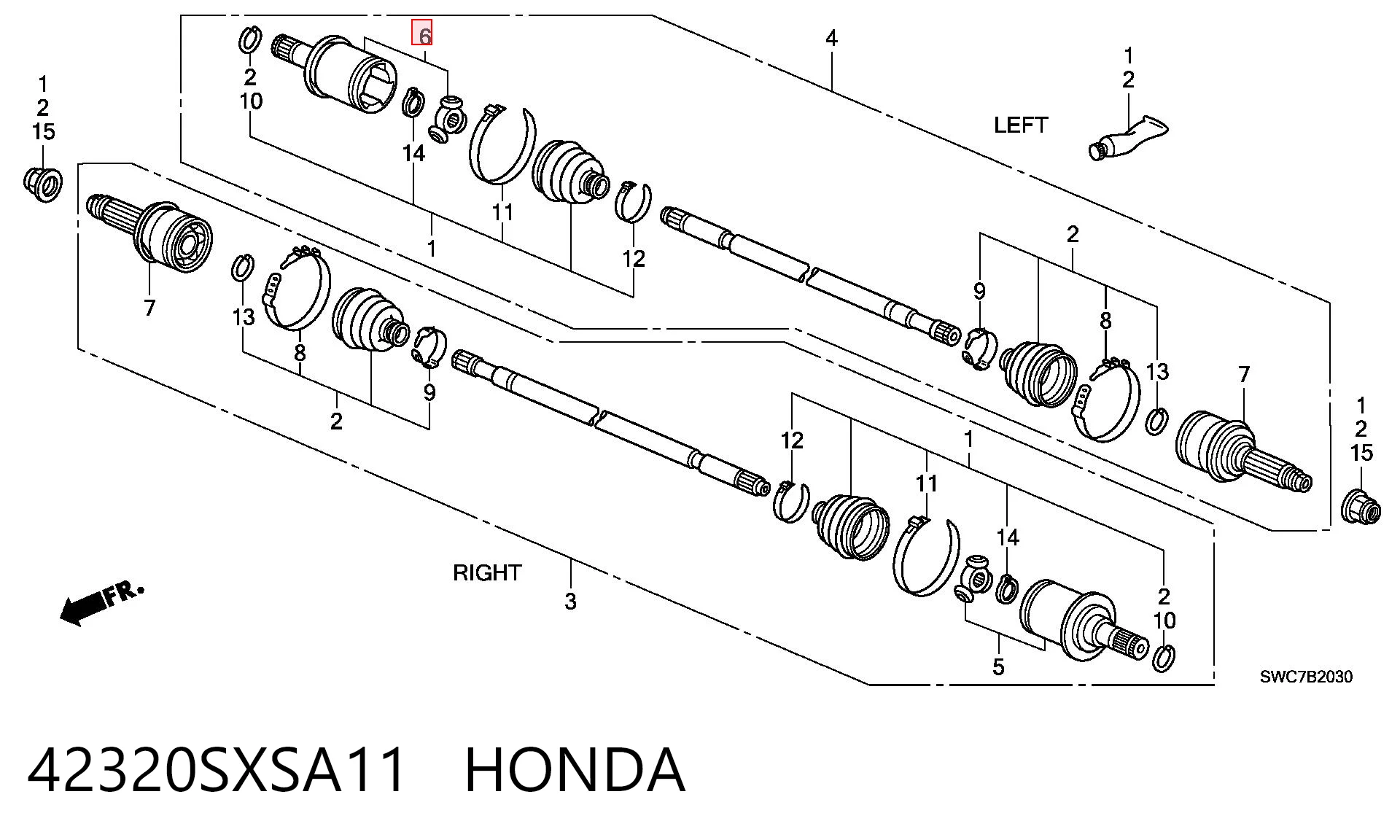 42320SXSA11 Honda