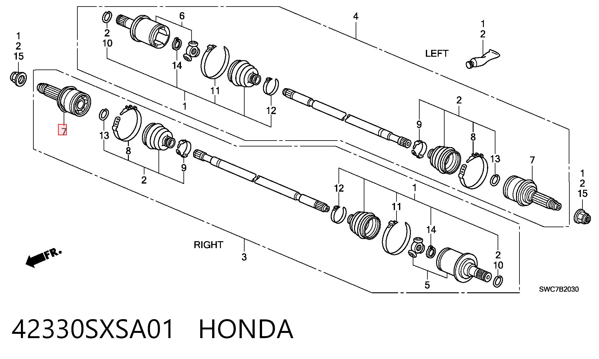 42330SXSA01 Honda
