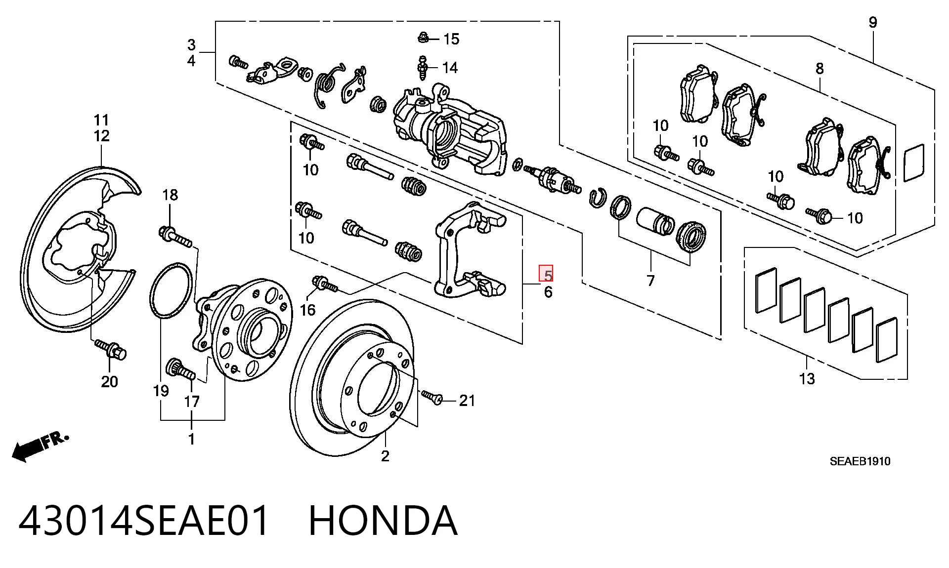 43014SEAE01 Honda