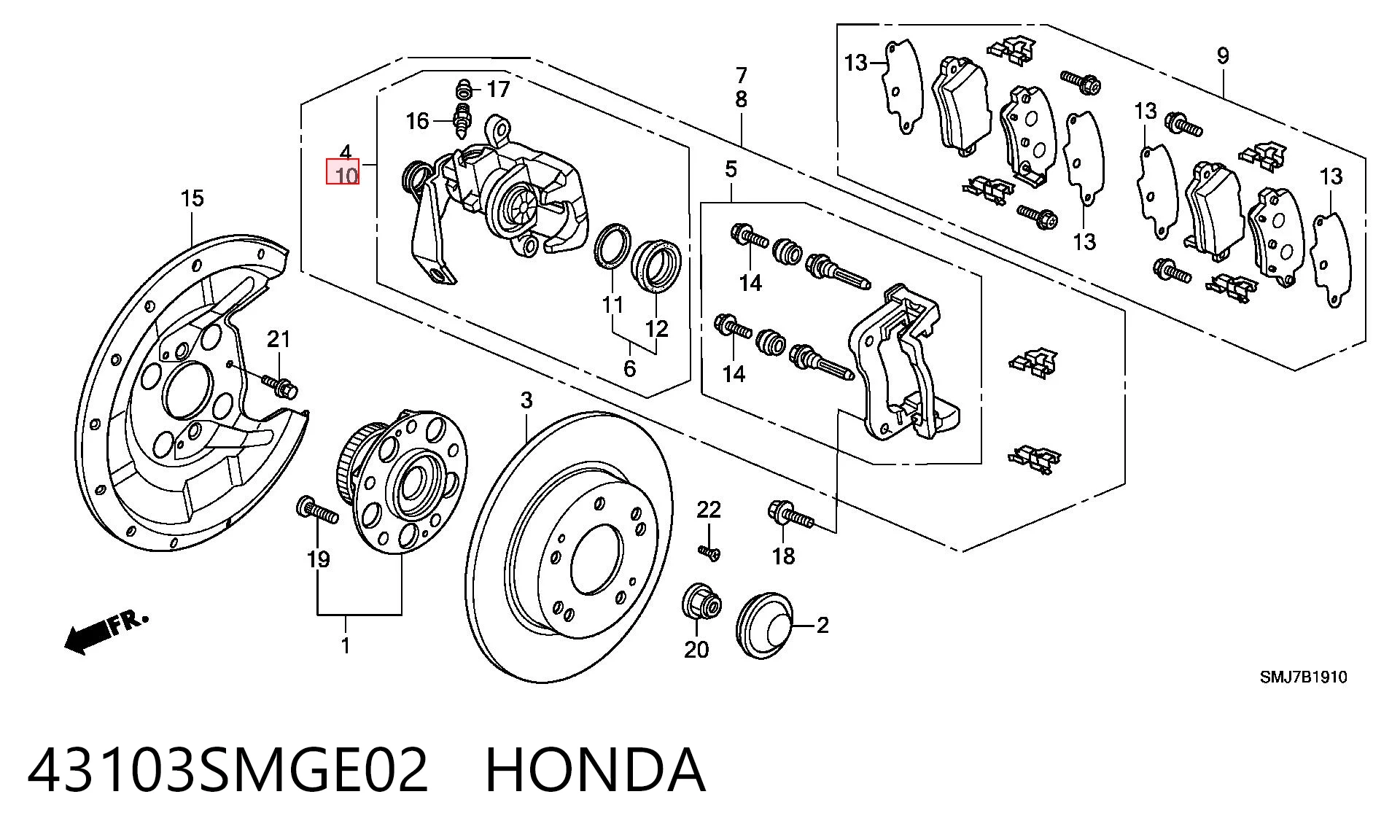 43103SMGE02 Honda
