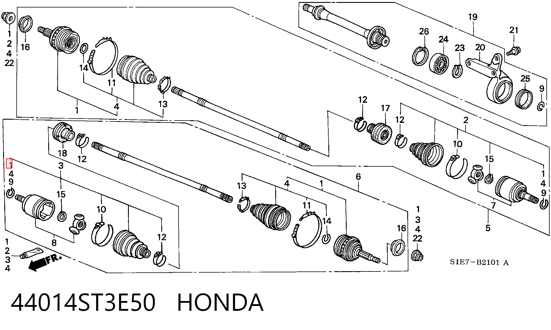 44014ST3E50 Honda