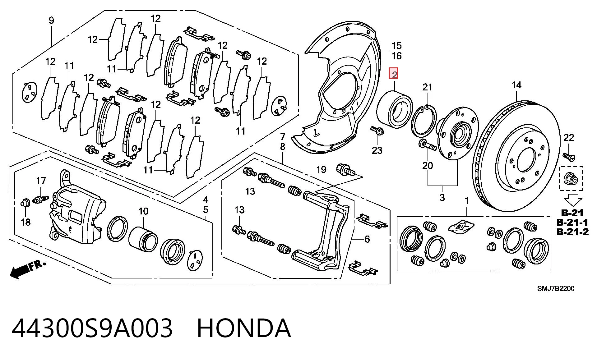 44300S9A003 Honda