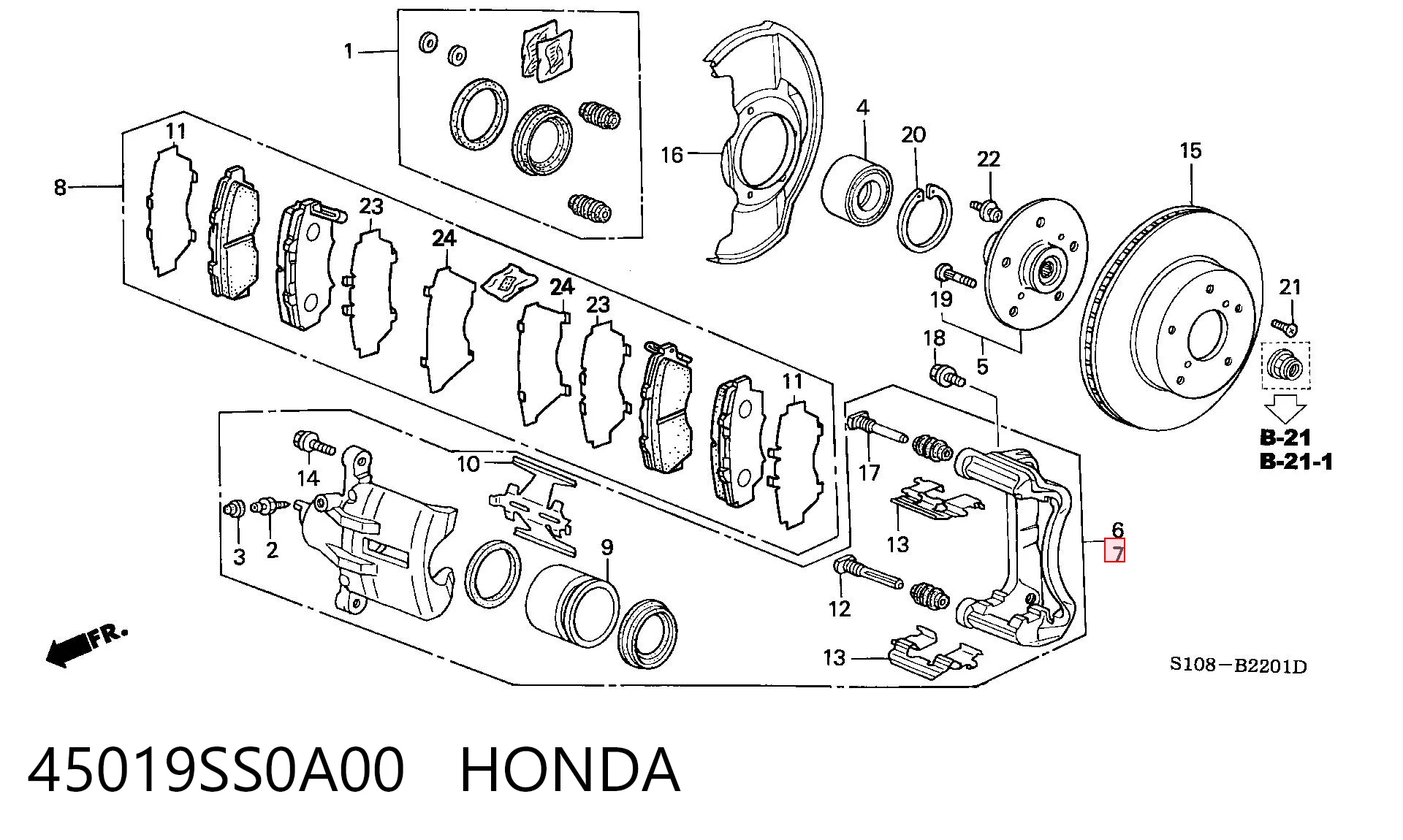 45019SS0A00 Honda