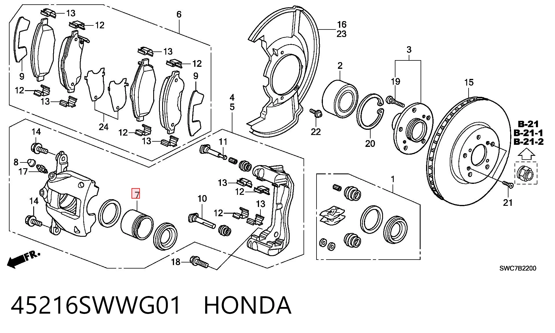 45216SWWG01 Honda