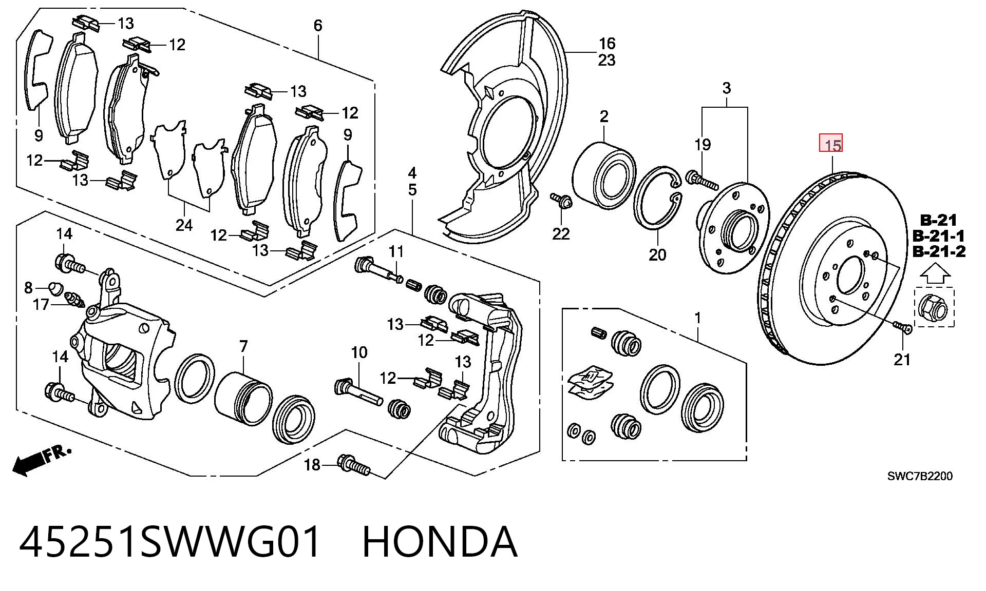 45251SWWG01 Honda