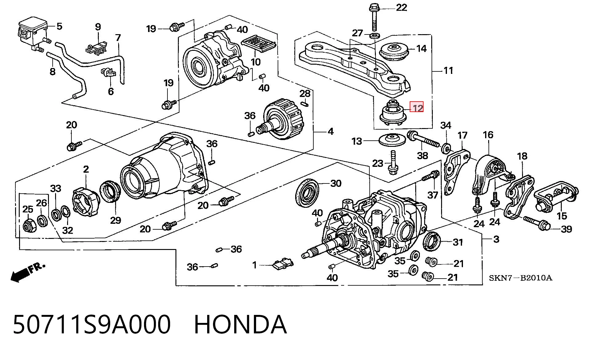 50711S9A000 Honda