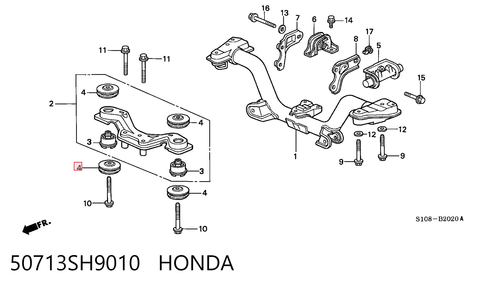 50713SH9010 Honda
