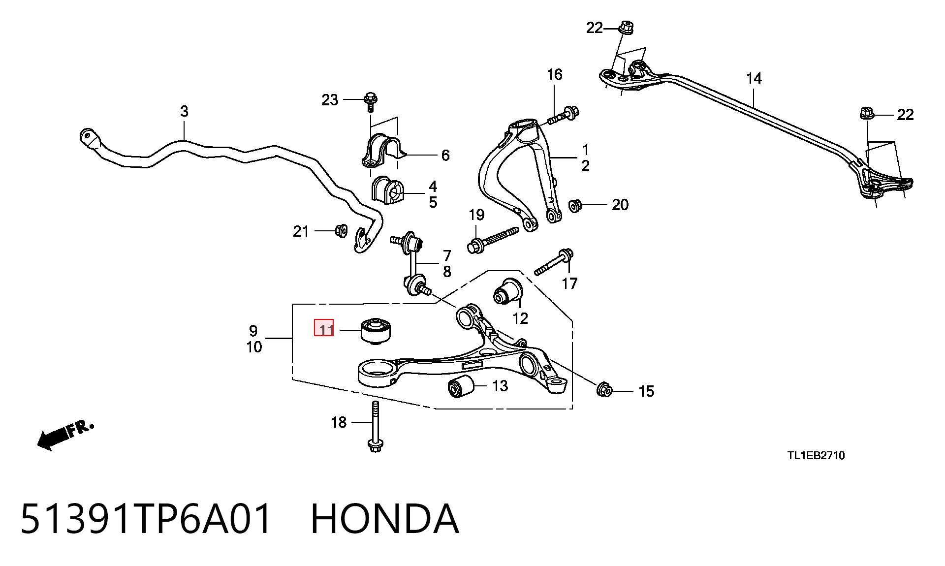 51391TP6A01 Honda