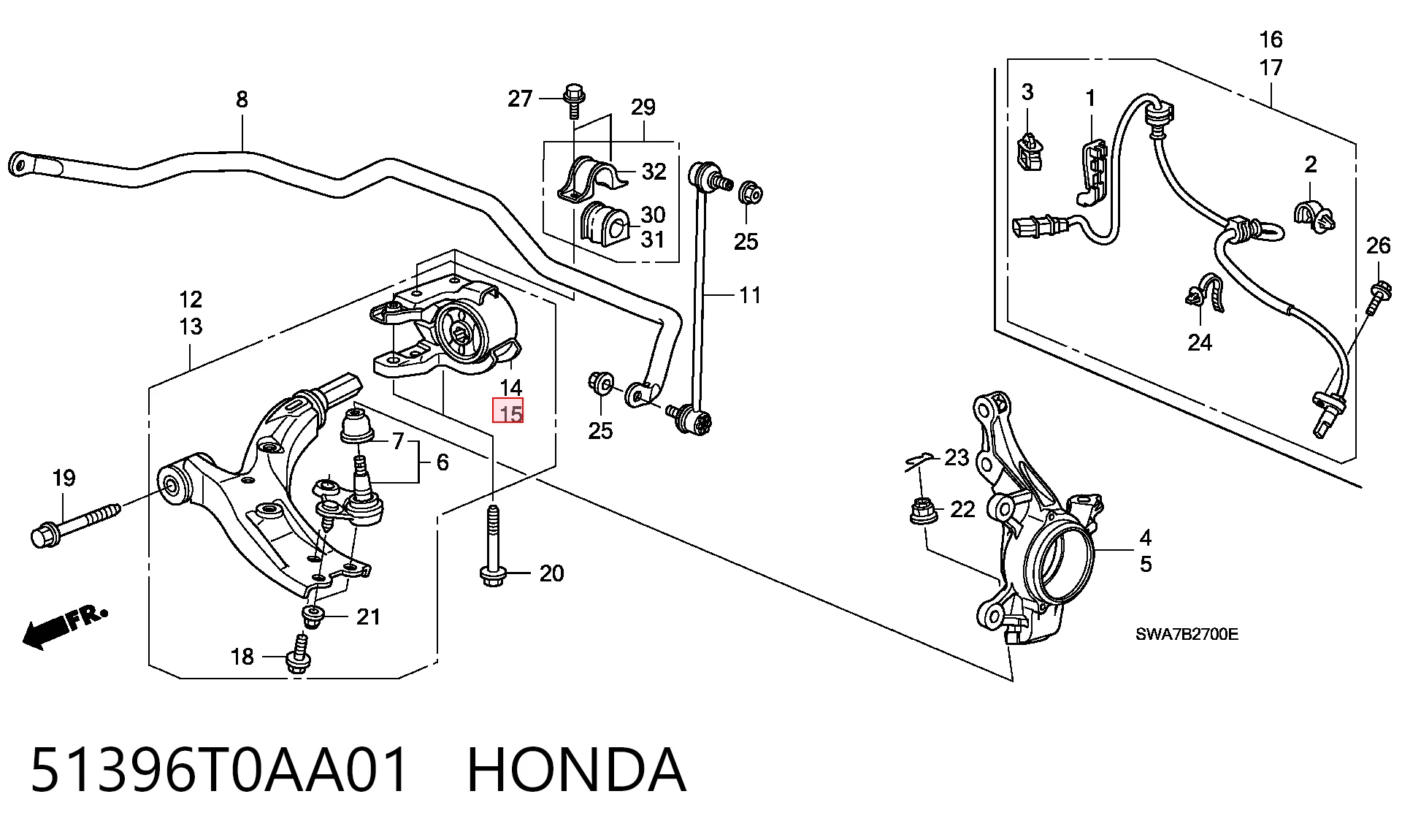 51396T0AA01 Honda