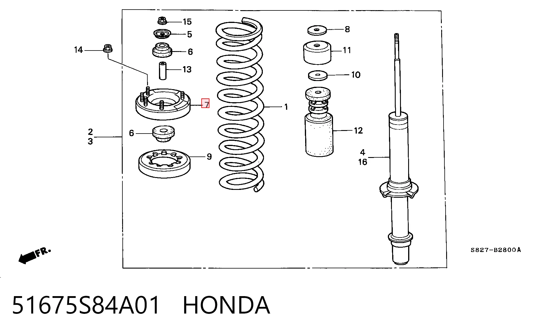 51675S84A01 Honda