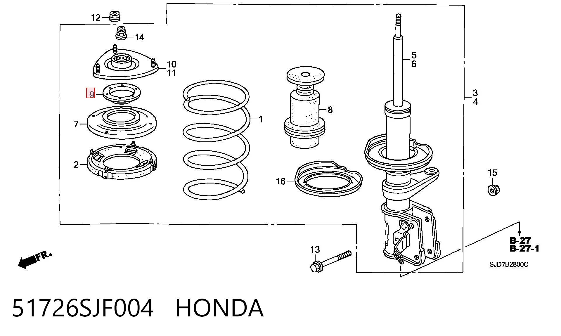 51726SJF004 Honda