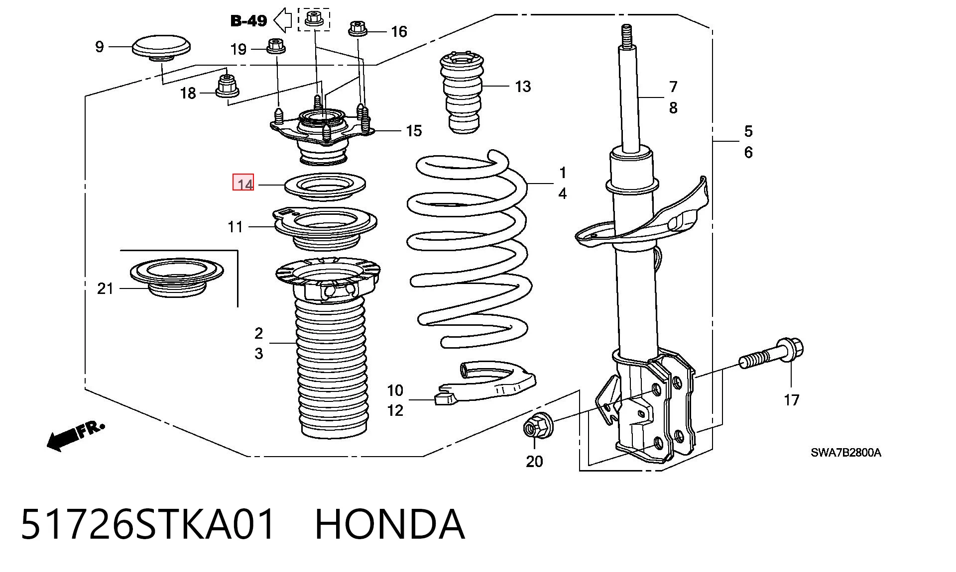 51726STKA01 Honda