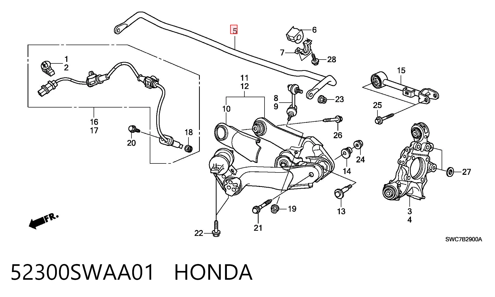52300SWAA01 Honda