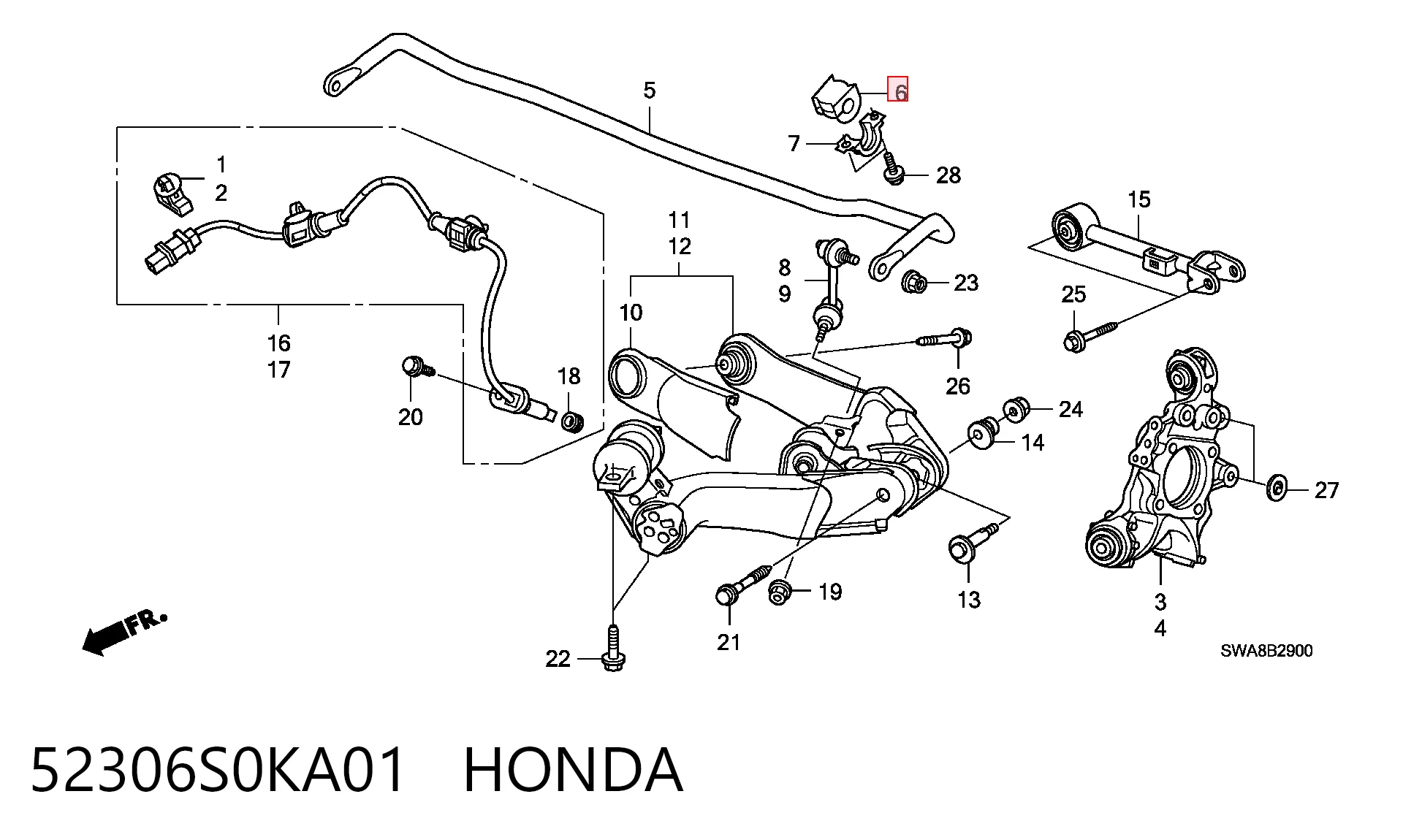 52306S0KA01 Honda
