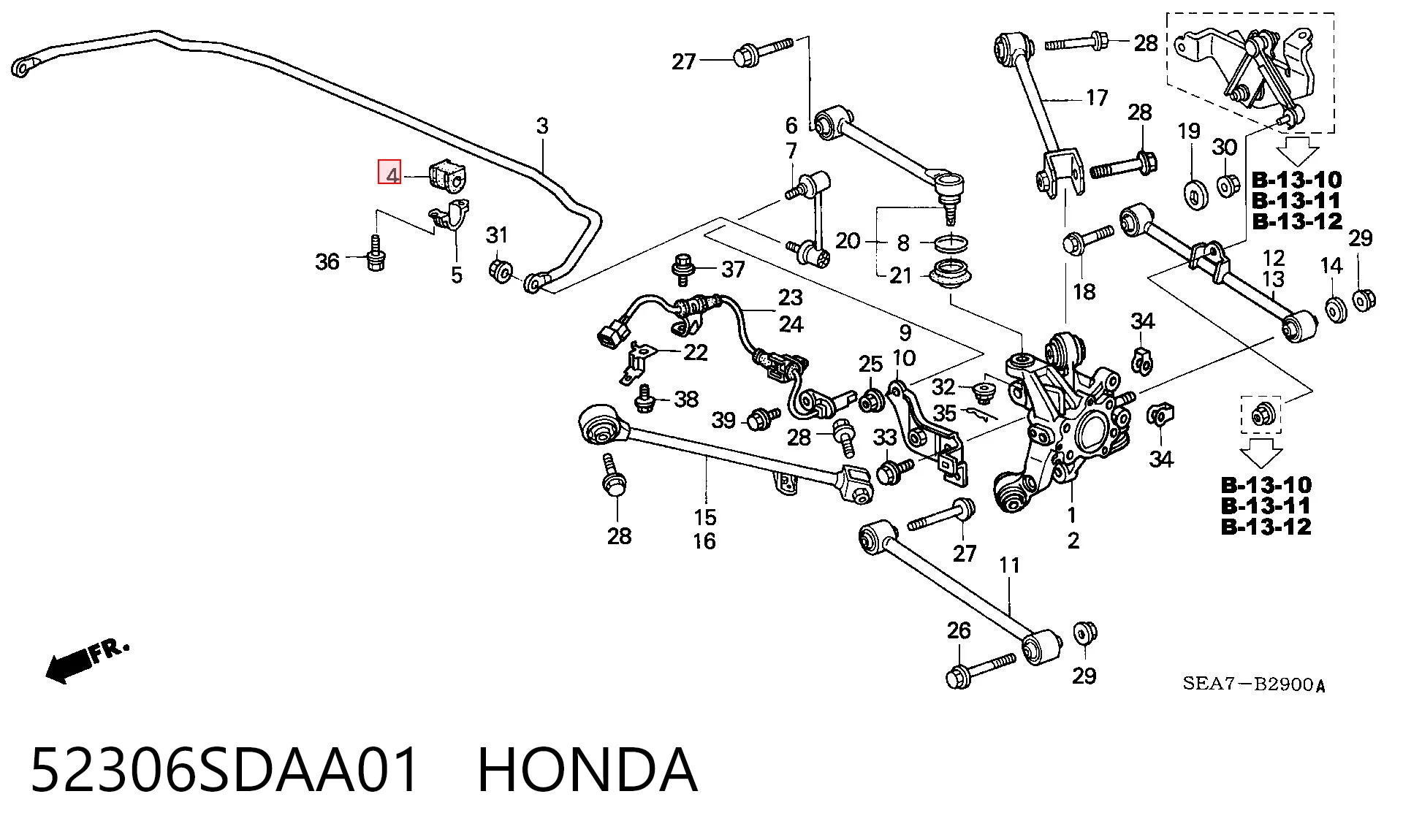 52306SDAA01 Honda