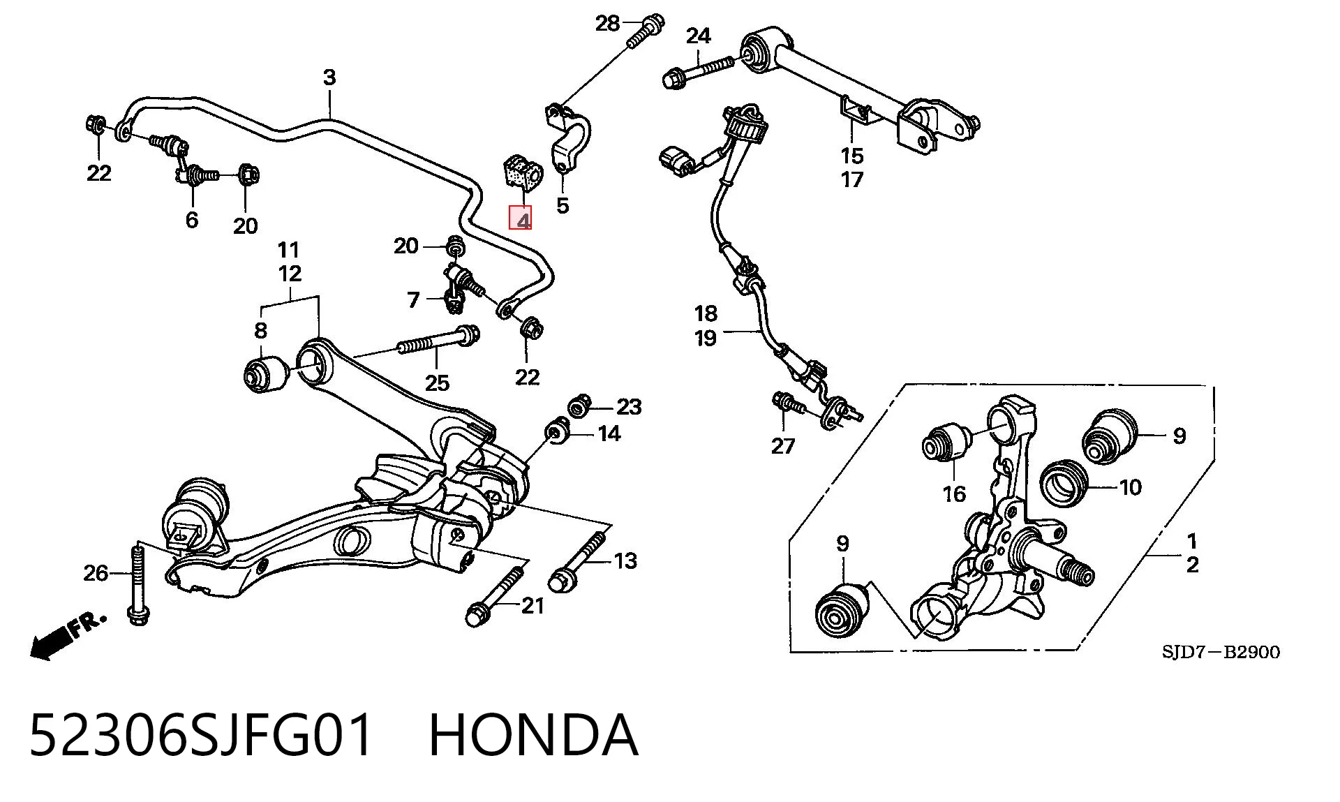 52306SJFG01 Honda