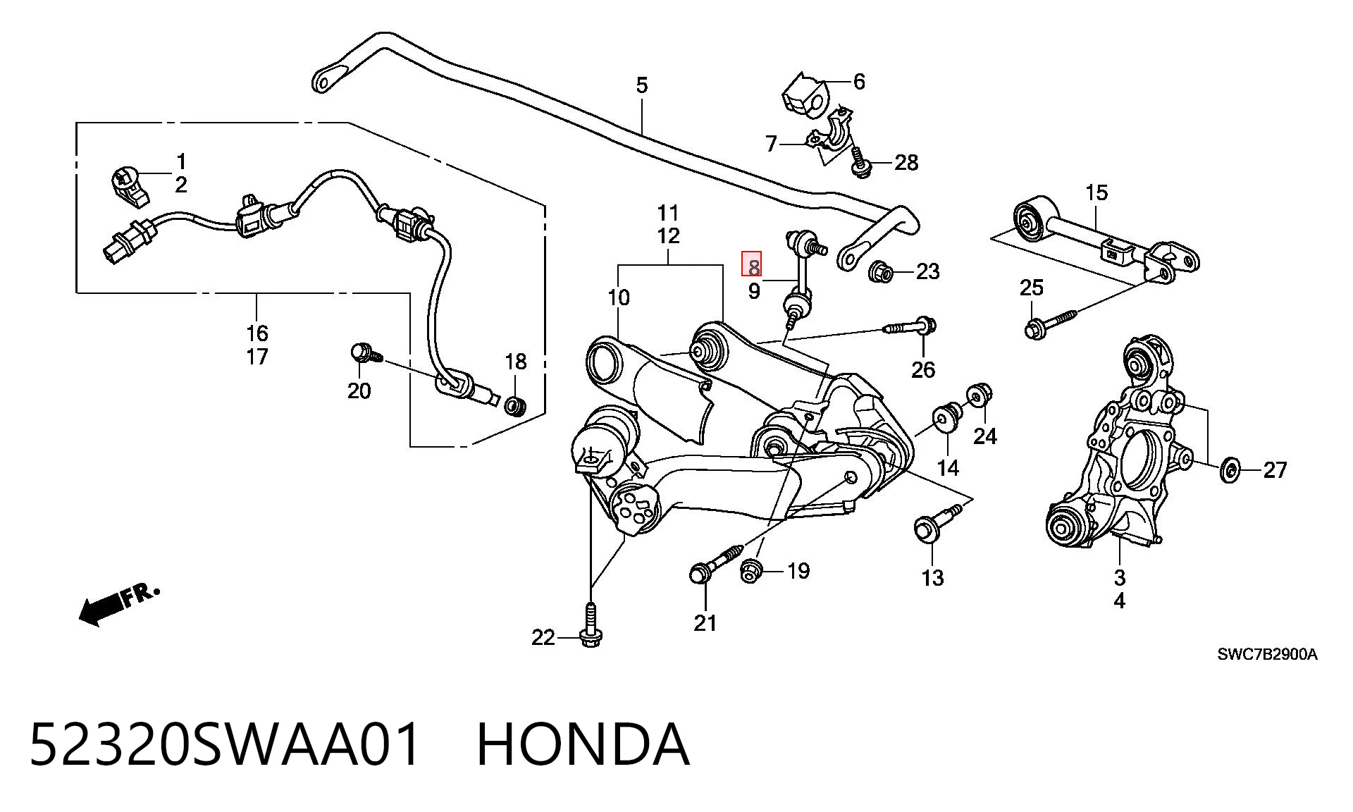 52320SWAA01 Honda