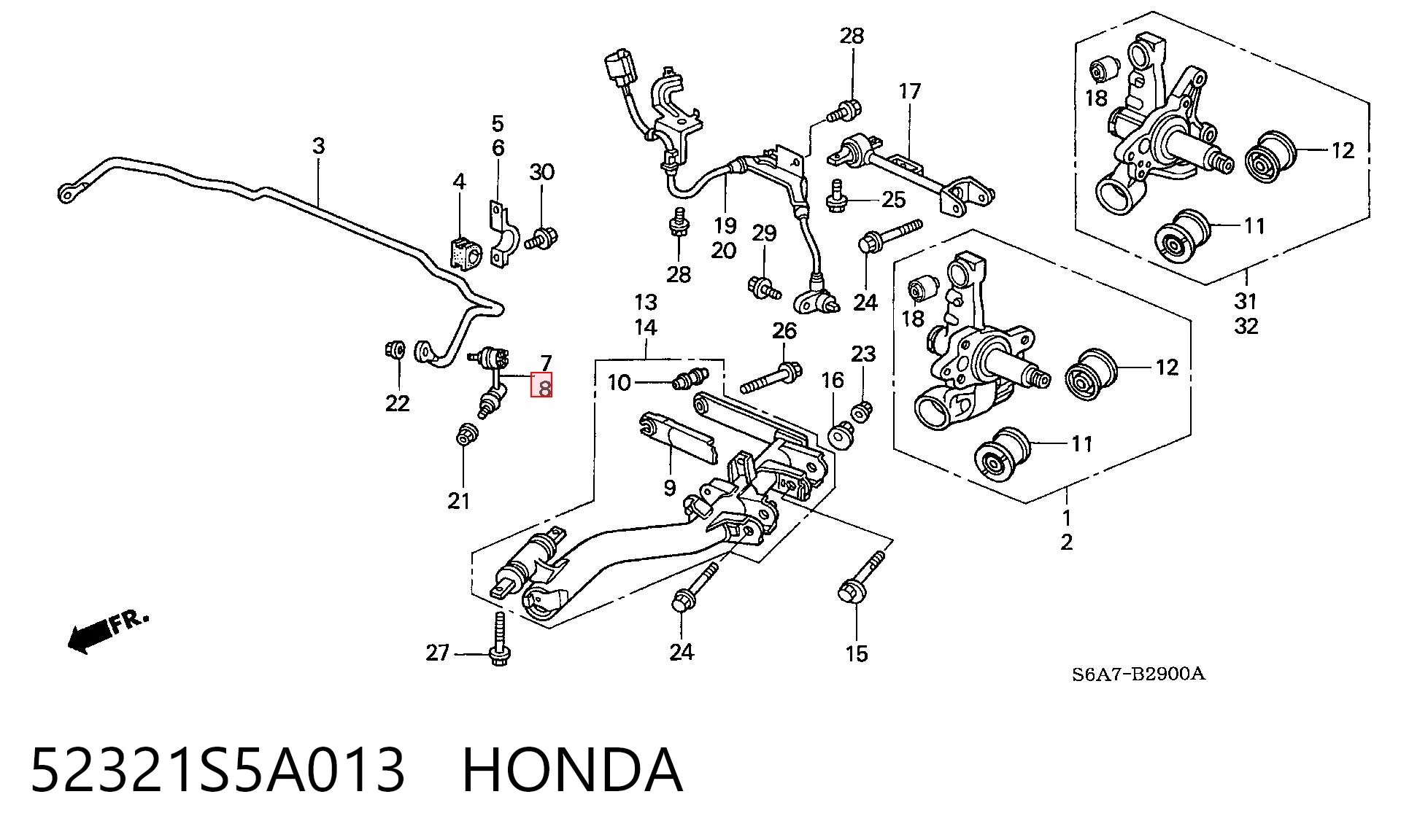 52321S5A013 Honda